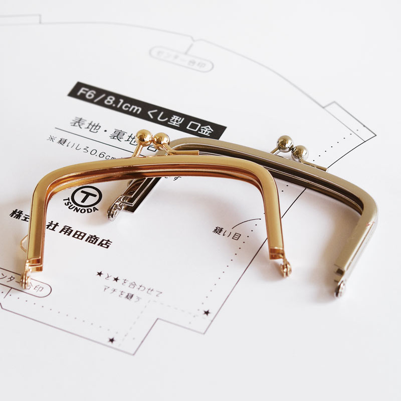 口金と型紙をセットでプレゼント!